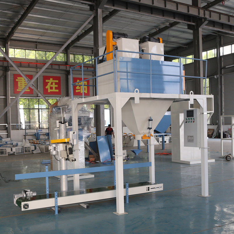 Customizable Double Bucket Belt Packing Machine for 5KG 10KG 15KG 20KG Blends