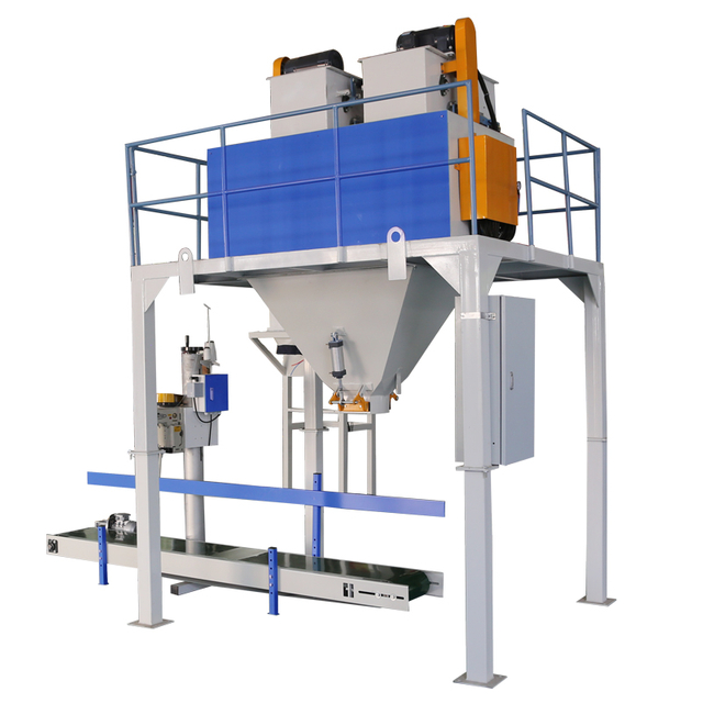 Customizable Double Bucket Belt Packing Machine for 5KG 10KG 15KG 20KG Blends