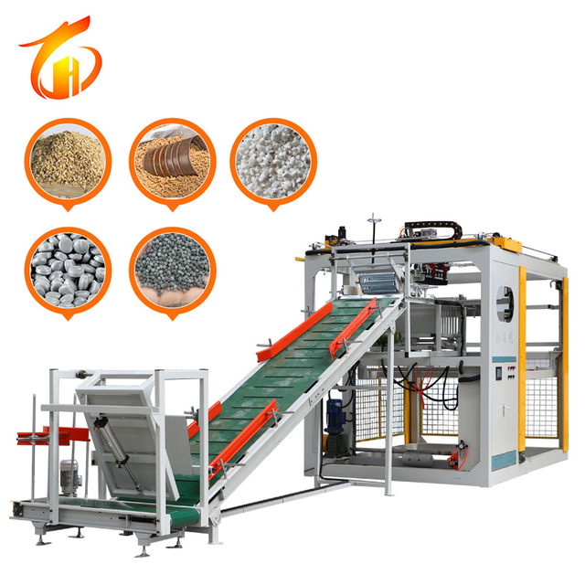 LongHai packing line pallet stacker machine bottles robotic box 25 kg 50 kg bag low high level automatic palletizer cement
