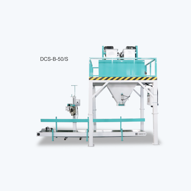 Double bucket belt packaging scale